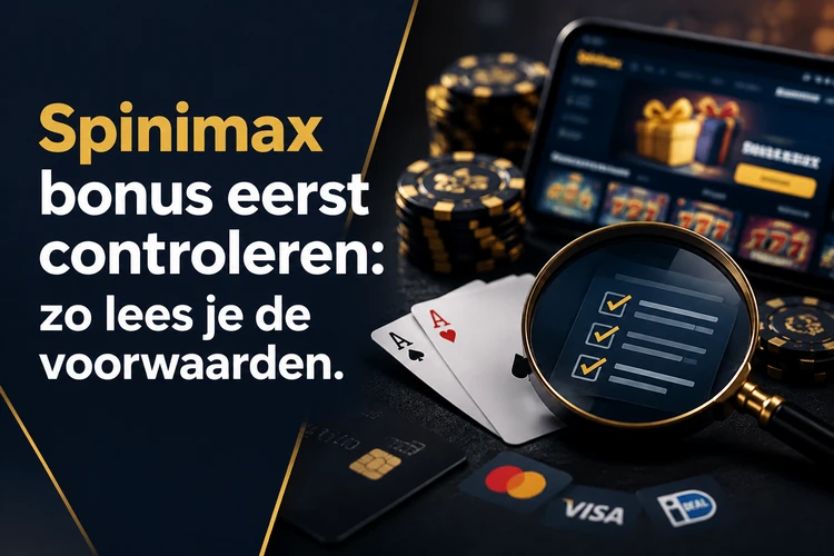 Spinimax bonus eerst controleren: zo lees je de voorwaarden