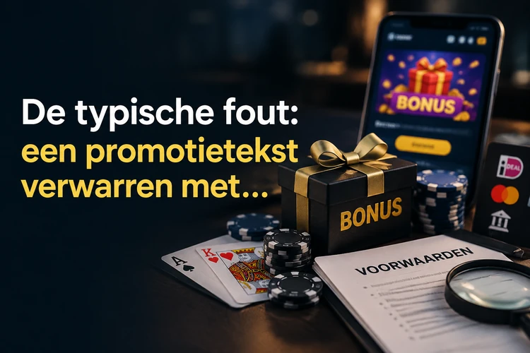 De typische fout: een promotietekst verwarren met volledige voorwaarden