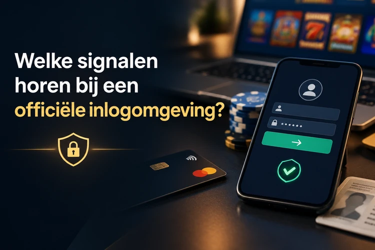 Welke signalen horen bij een officiële inlogomgeving?