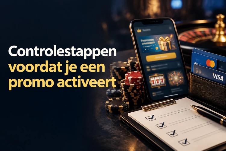 Controlestappen voordat je een promo activeert